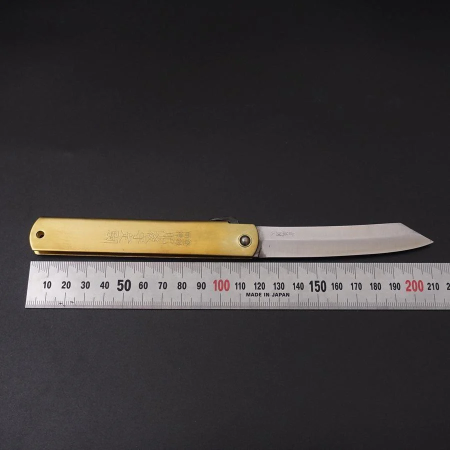 Higonokami Blue Steel 120mm Gold - Image 4