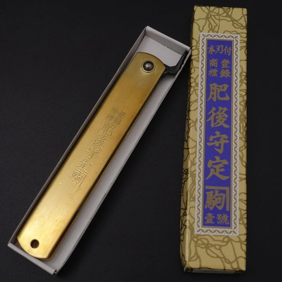 Higonokami Blue Steel 120mm Gold - Image 6