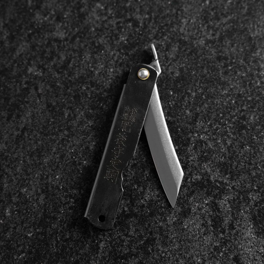 Higonokami Stahl 100mm Schwarz - Image 6