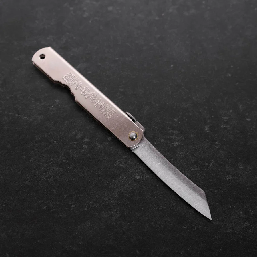 Higonokami Vollstahl 100mm Silber