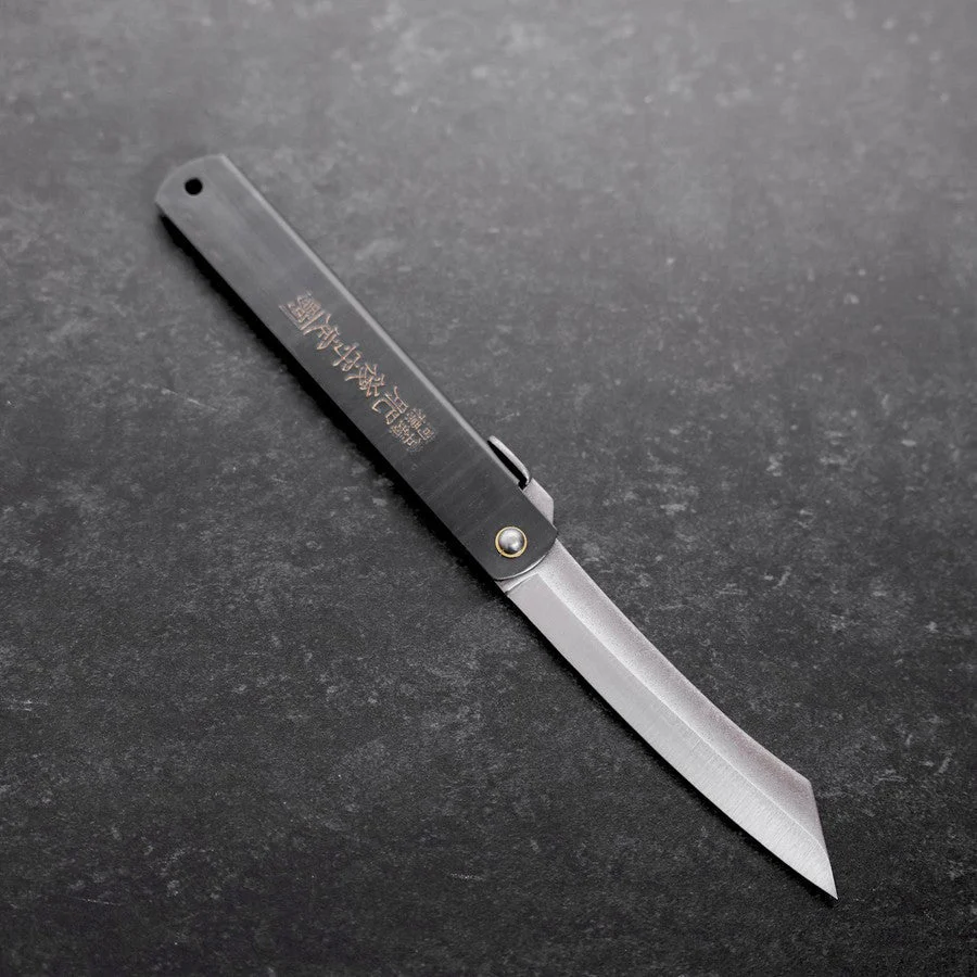 Higonokami Vollstahl 120mm Schwarz