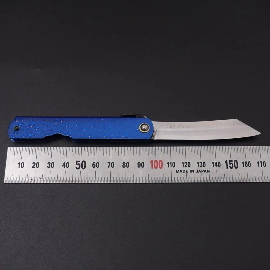 Higonokami Mizushibuki Blue Steel Blau 80mm - Image 4
