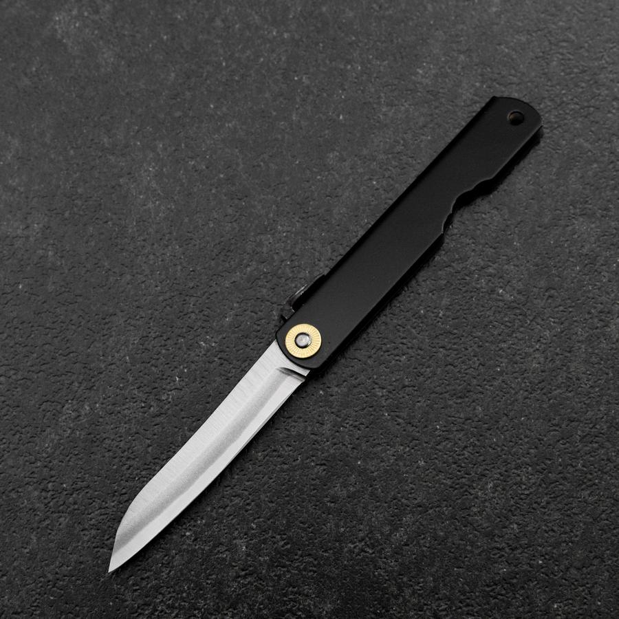 Higonokami Shirogami 100mm Schwarzer Sasagata-Form - Image 3