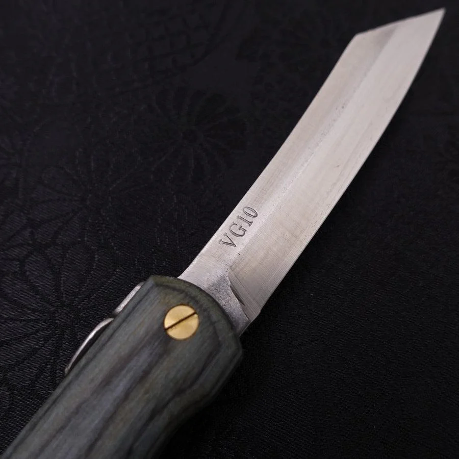 Higonokami VG-10 80mm Graues Holz - Image 3