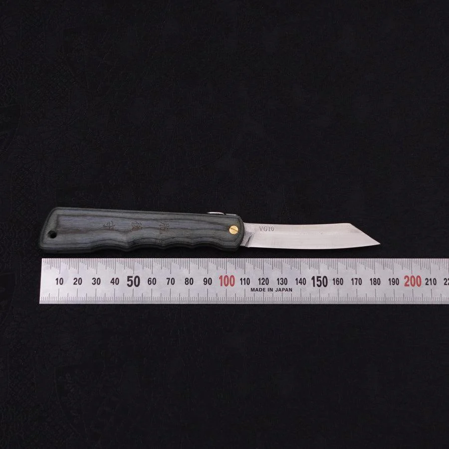 Higonokami VG-10 80mm Graues Holz - Image 4