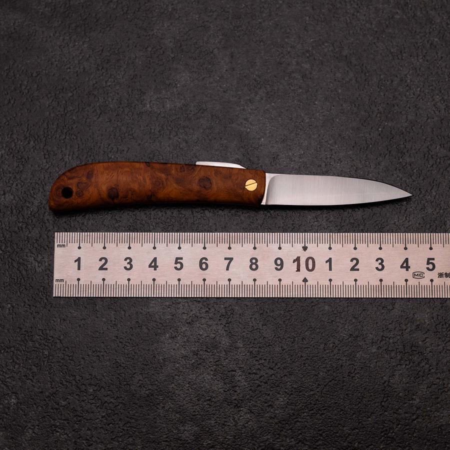 Higonokami VG-10 Quittenholz 60mm mit Leder Scheide - Image 5