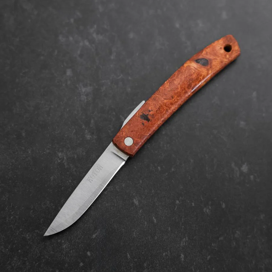 Higonokami VG-10 Karin Outdoor Messer 60mm mit Lederhülle - Image 2