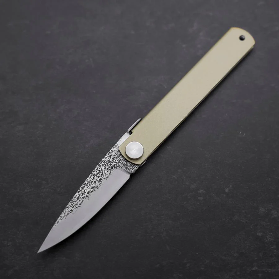 Higonokami VG-10 Outdoor Messer 75mm mit Lederhülle - Image 2