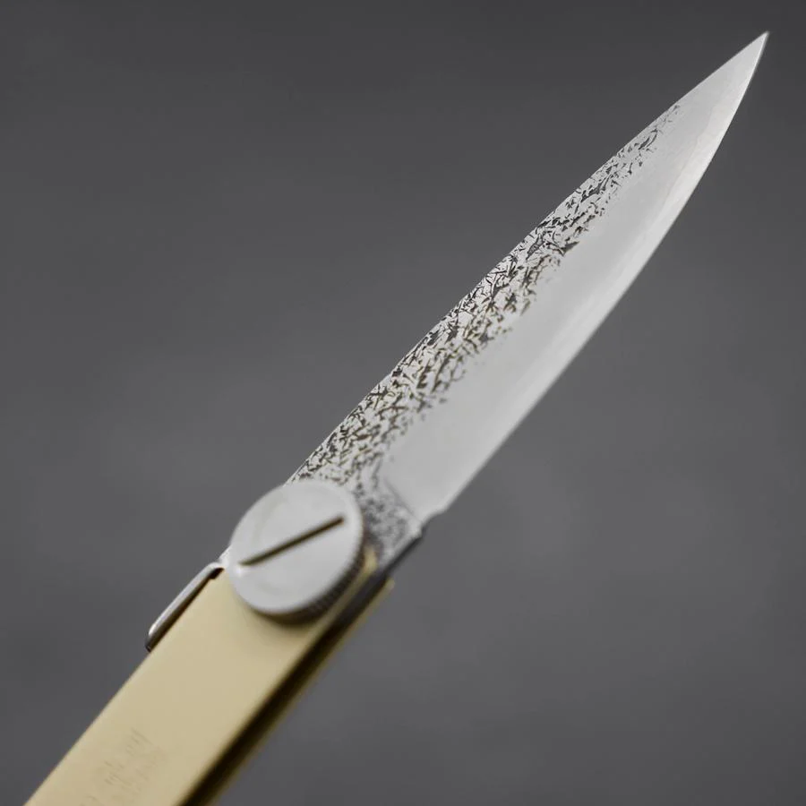 Higonokami VG-10 Outdoor Messer 75mm mit Lederhülle - Image 3