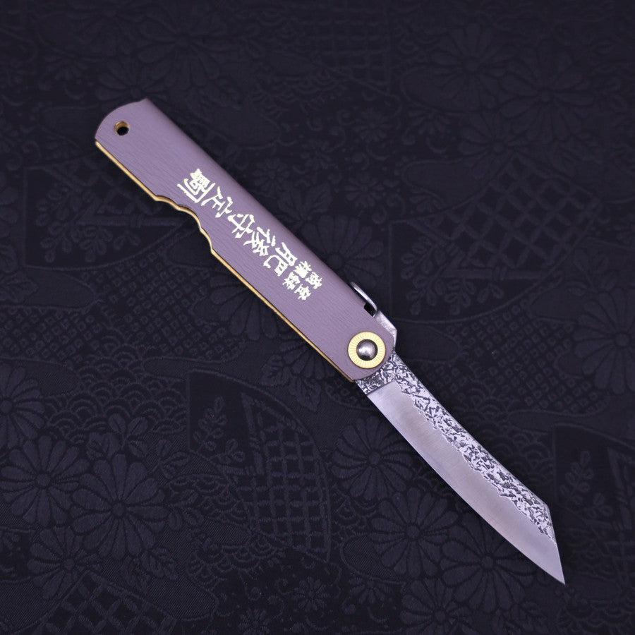 Higonokami VG-10 Tsuchime Leder 80mm