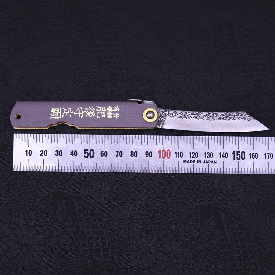 Higonokami VG-10 Tsuchime Leder 80mm - Image 4