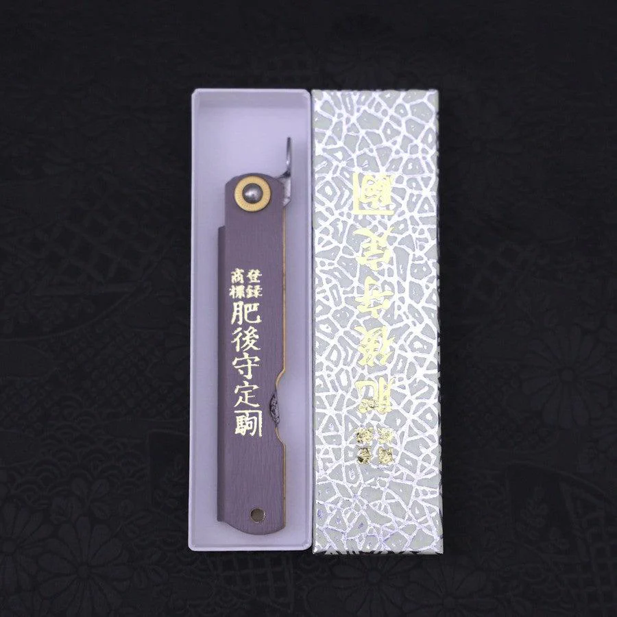 Higonokami VG-10 Tsuchime Leder 80mm - Image 6