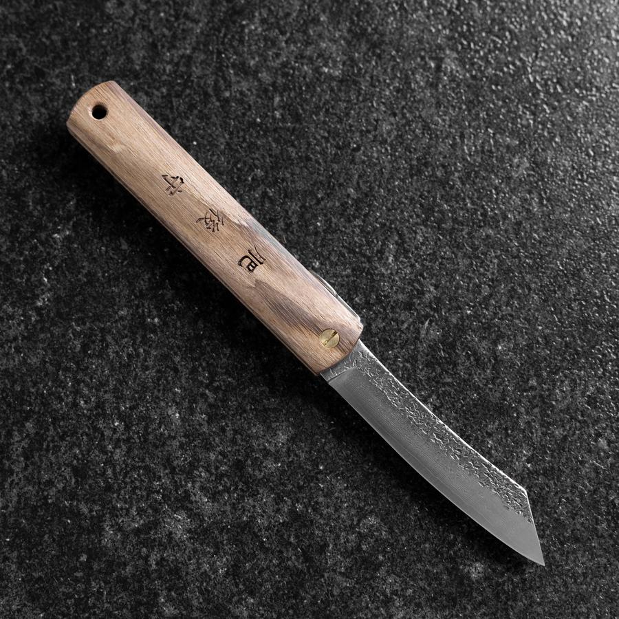 Higonokami VG-10 Tsuchime Natürliches Holz 100mm