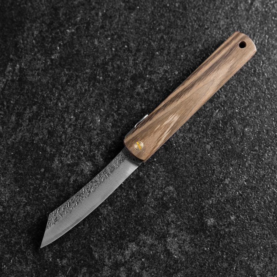 Higonokami VG-10 Tsuchime Natürliches Holz 100mm - Image 2