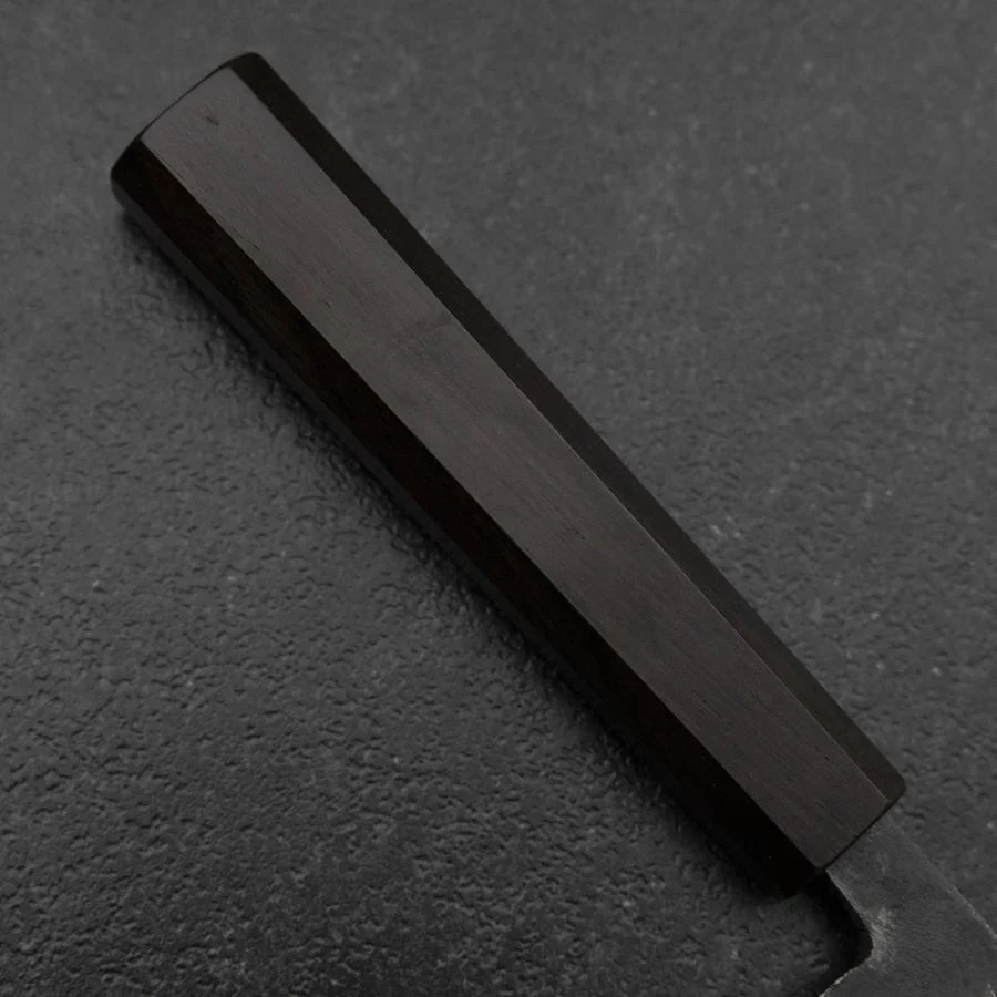 Honesuki Blue Steel #2 Kurouchi Ebenholz Griff 150mm - Image 6