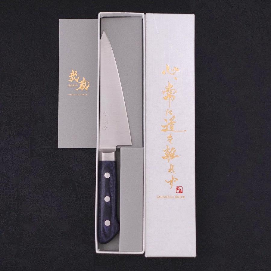 Honesuki Ausbeinmesser AUS-8 Blauer Westlicher Griff 150mm - Image 8