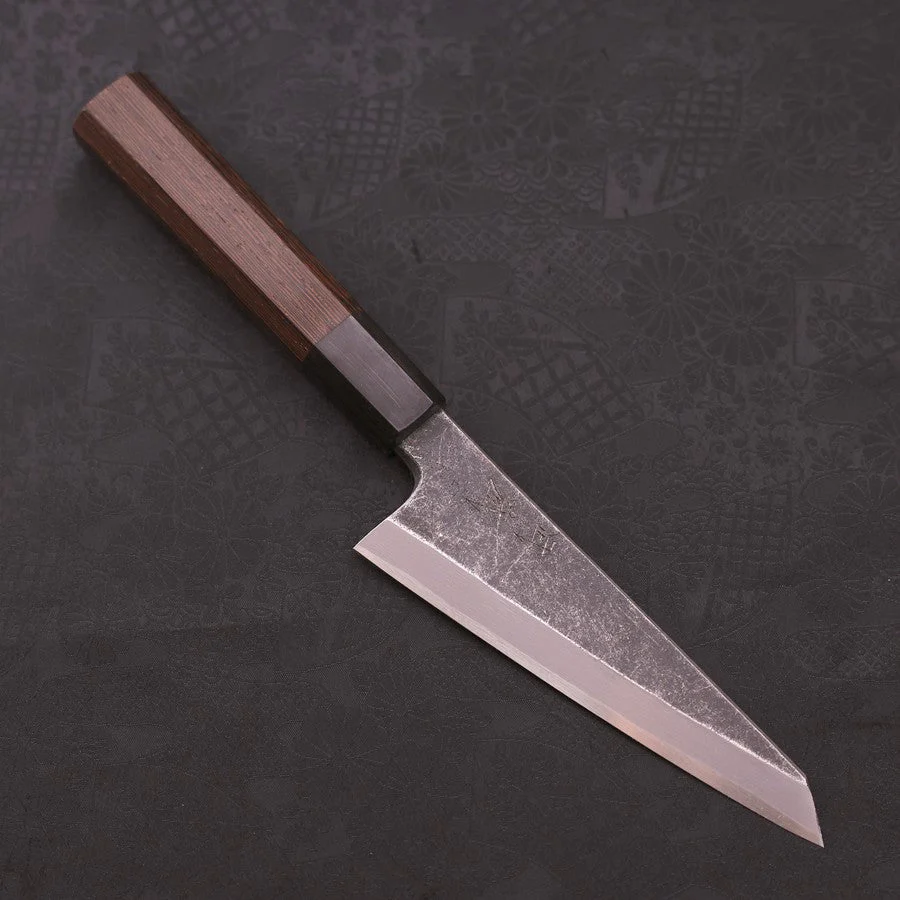 Honesuki Blue Steel #2 Kurouchi Büffelhorn und Wenge Griff 150mm