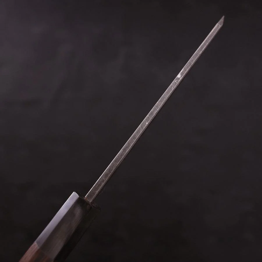 Honesuki Blue Steel #2 Kurouchi Büffelhorn und Wenge Griff 150mm - Image 5
