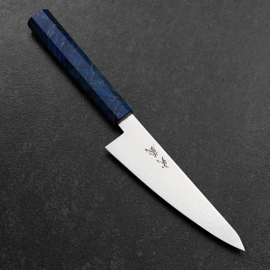 Honesuki VG-10 Damast Blauer Birkenholz Griff 150mm