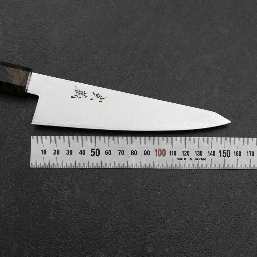 Honesuki VG-10 Damast Grauer Birkenholz Griff 150mm - Image 7