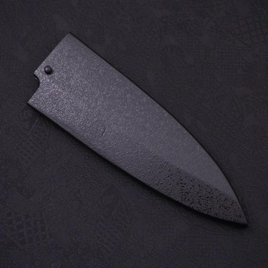 Ishime Saya Scheide Schwarz für Deba mit Pin 165mm