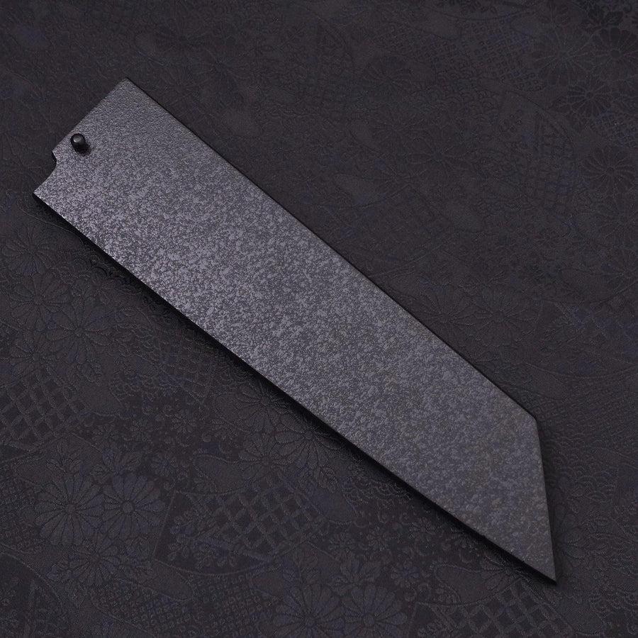 Ishime Saya Scheide Schwarz für Kiritsuke/Bunka mit Pin 210mm