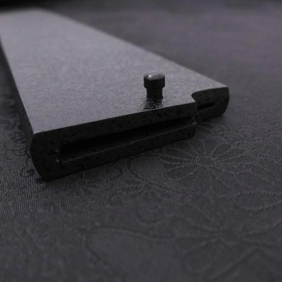 Ishime Saya Scheide Schwarz für Kiritsuke/Bunka mit Pin 210mm - Image 2