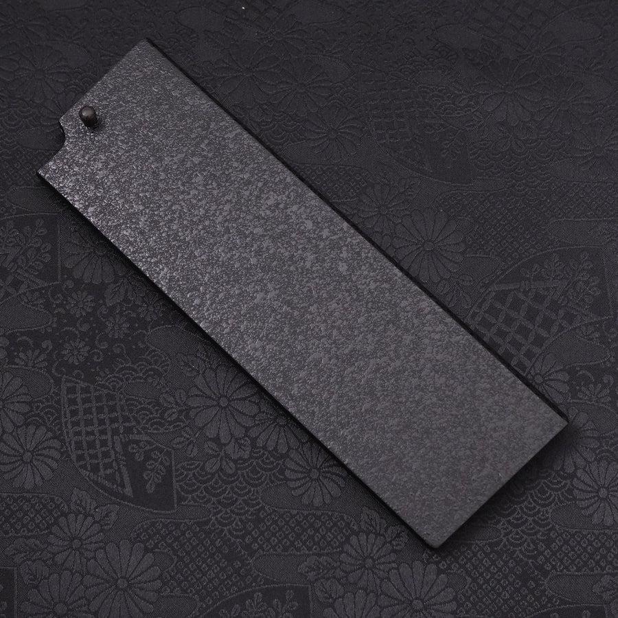 Ishime Saya Scheide Schwarz für Nakiri Messer mit Pin 165mm