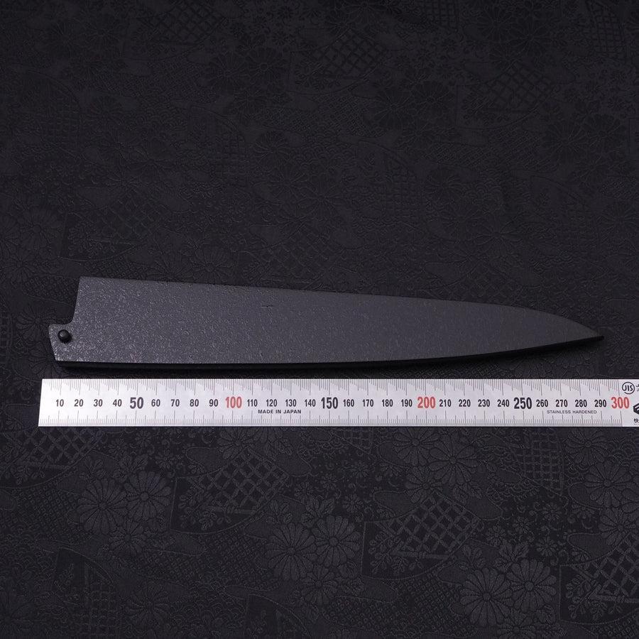 Ishime Saya Scheide Schwarz für Sujihiki mit Pin 240mm - Image 3
