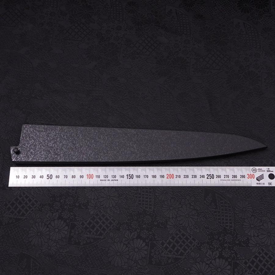 Ishime Saya Scheide Schwarz für Sujihiki mit Pin 270mm - Image 3