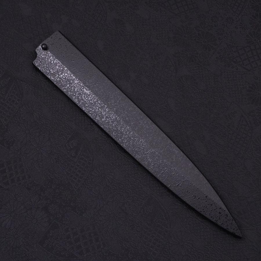 Ishime Saya Scheide Schwarz für Yanagiba mit Pin 240mm