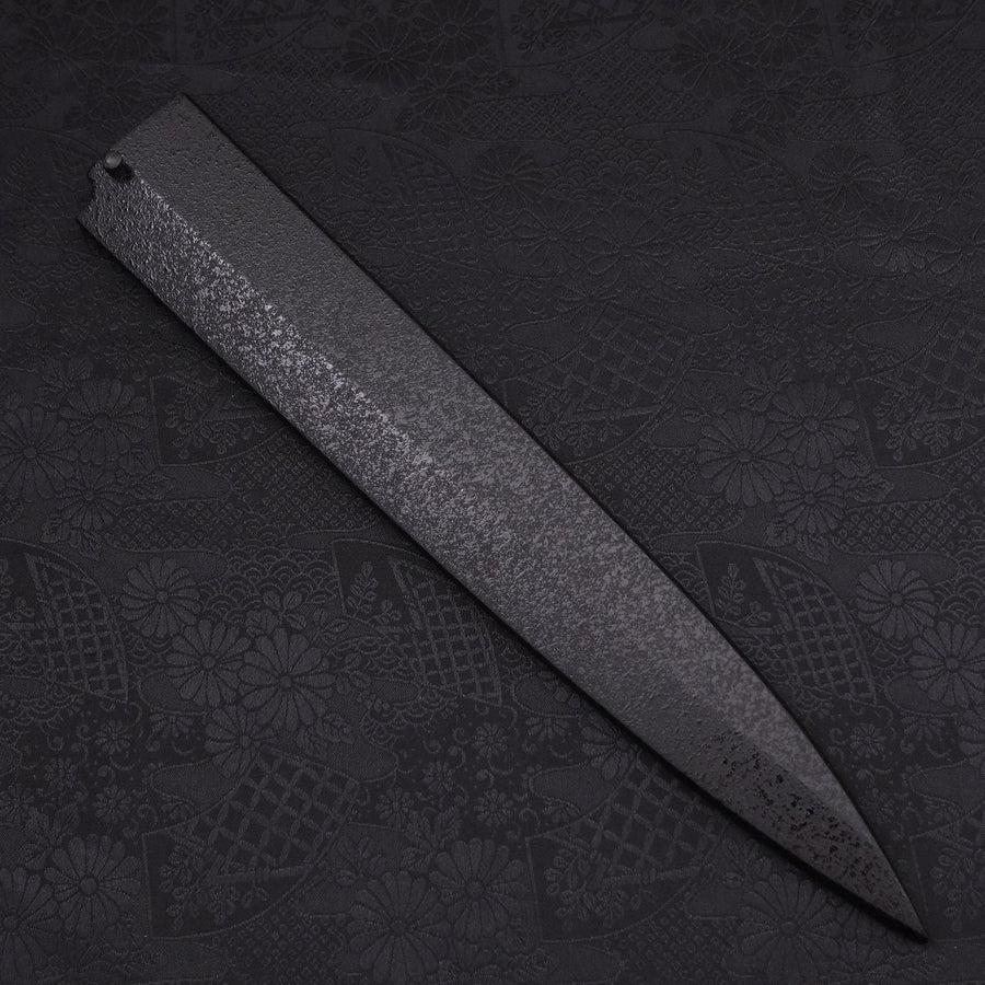 Ishime Saya Scheide Schwarz für Yanagiba mit Pin 270mm