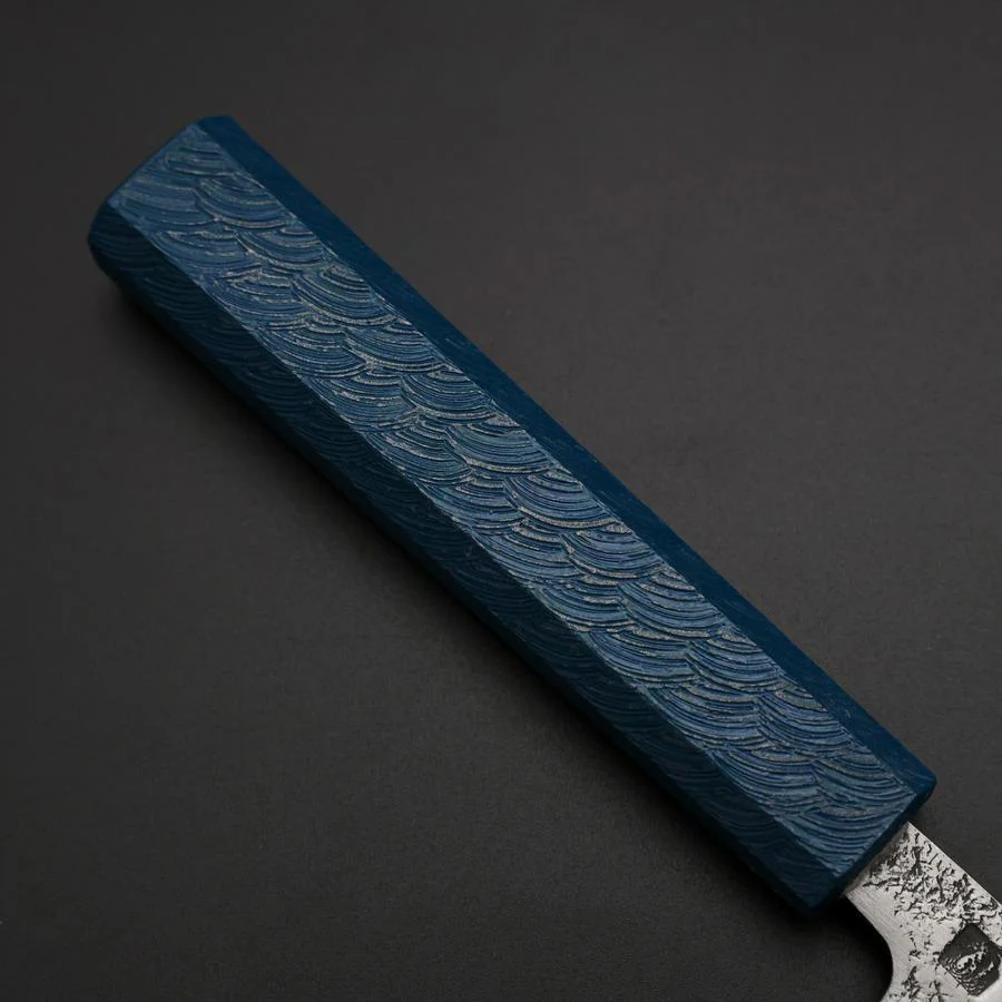 Kaisaki VG-10 Nashiji Blauer Urushi Griff 120mm - Image 6