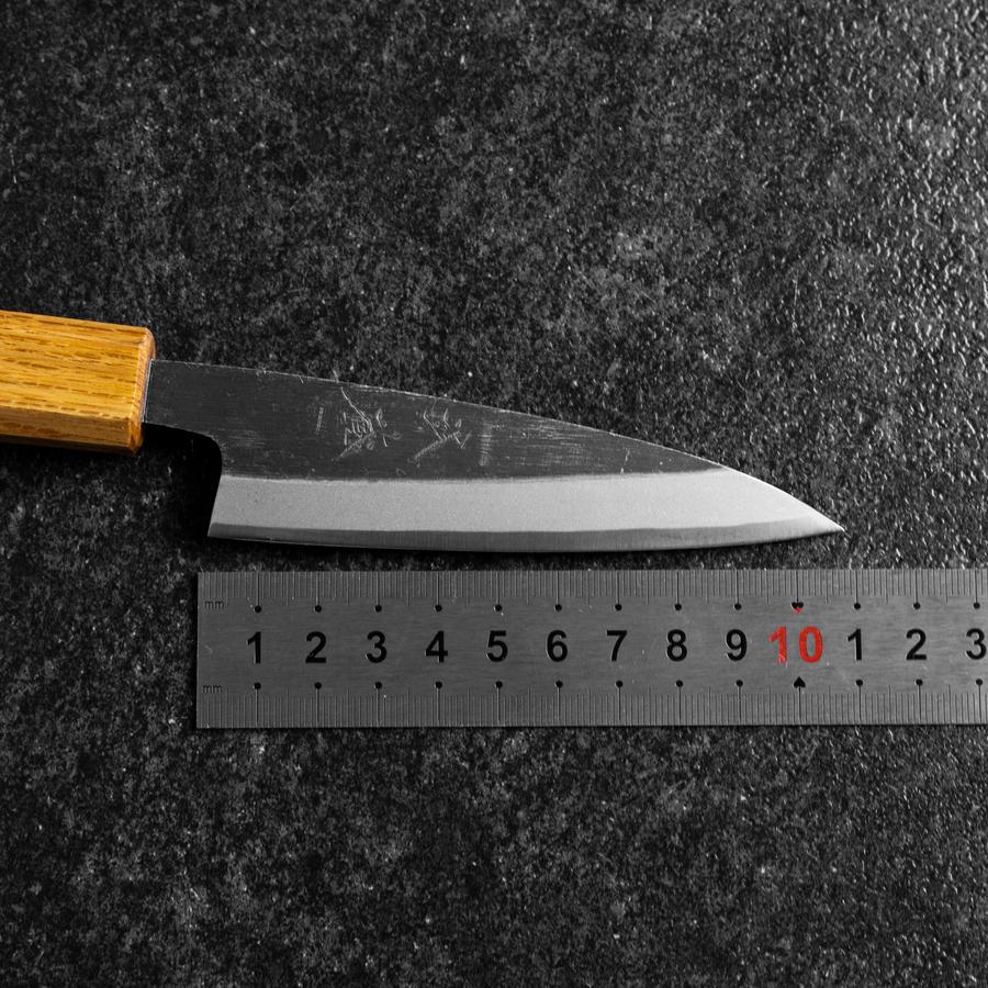 Kaisaki White Steel #2 Kurouchi Eichenholz Griff 105mm - Image 7