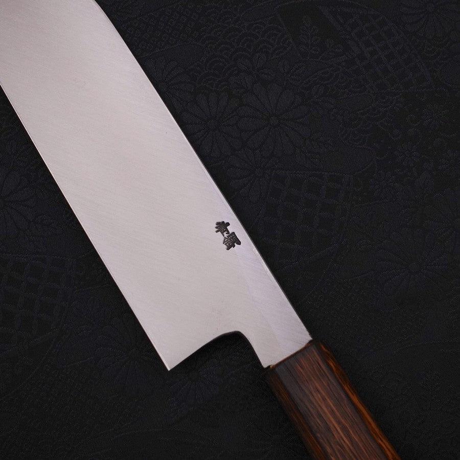 Kama Usuba(Kansai) Blue Steel #2 Kasumi Sumi Urushi Griff 180mm - Image 3