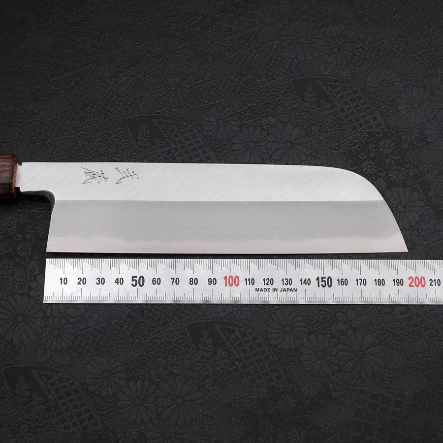 Kama Usuba(Kansai) Blue Steel #2 Kasumi Sumi Urushi Griff 210mm - Image 7