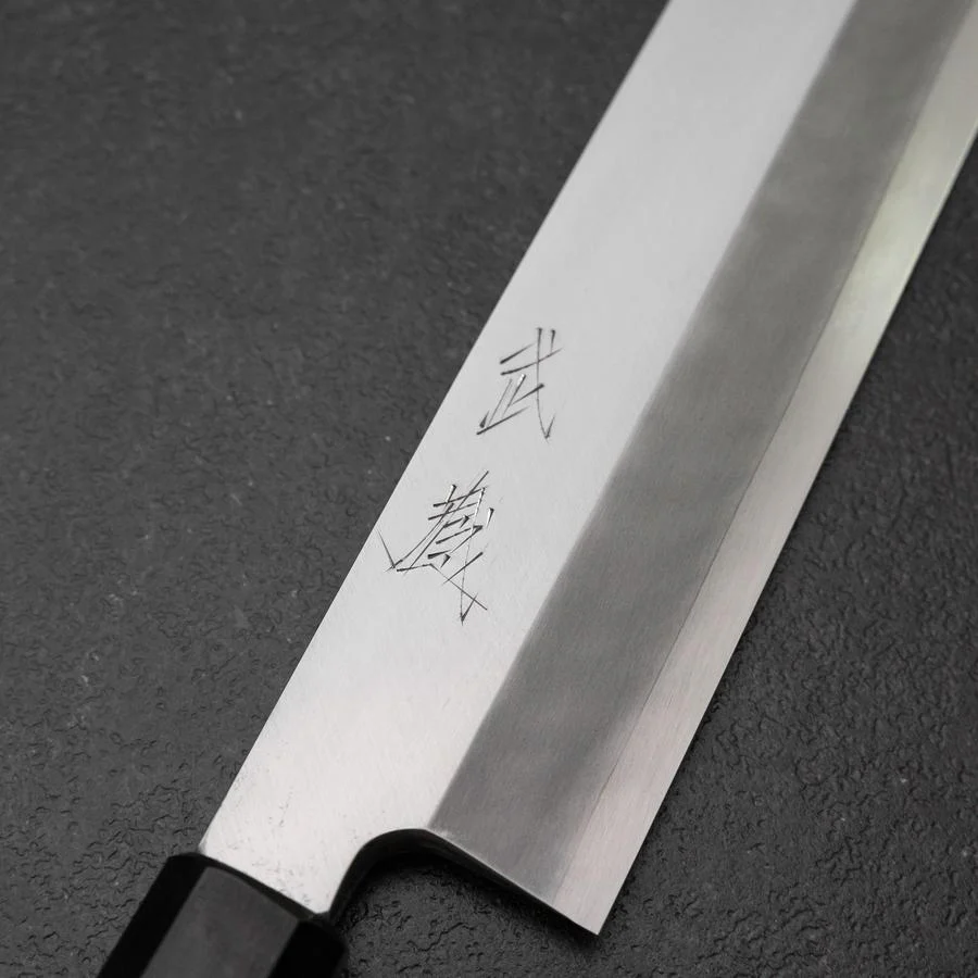 Kama Usuba(Kansai) Silver Steel #3 Kasumi Walnussholz Griff 200mm - Image 3