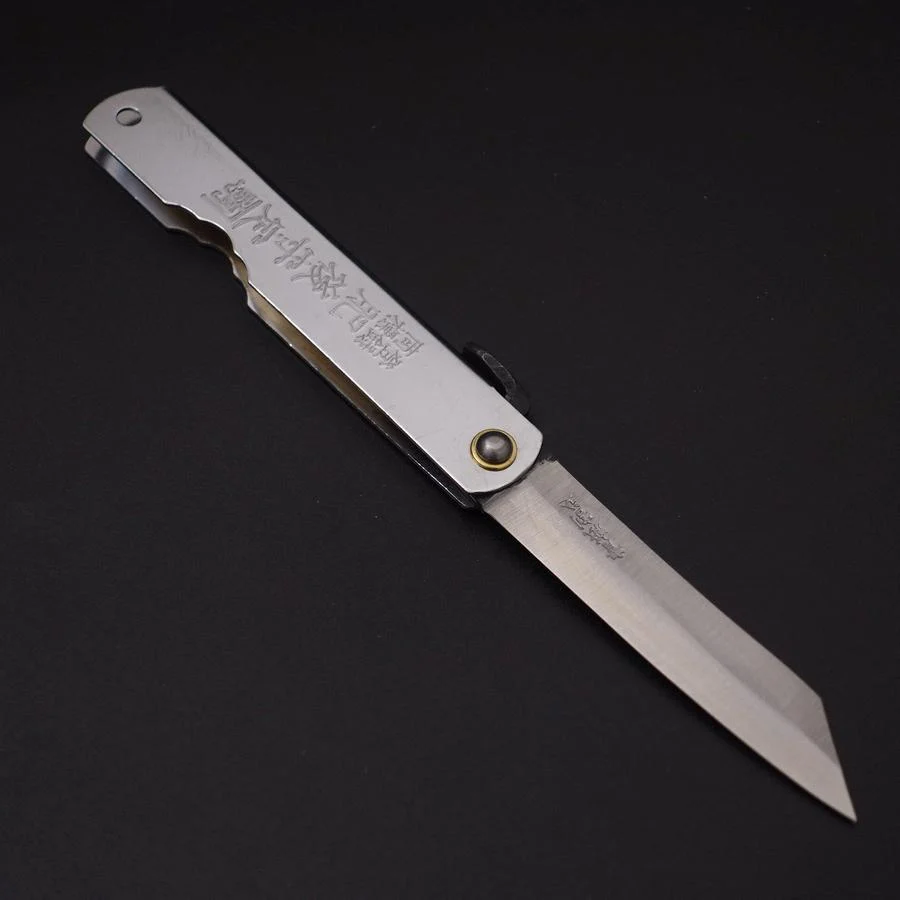 Higonokami Blue Steel 80mm Silber