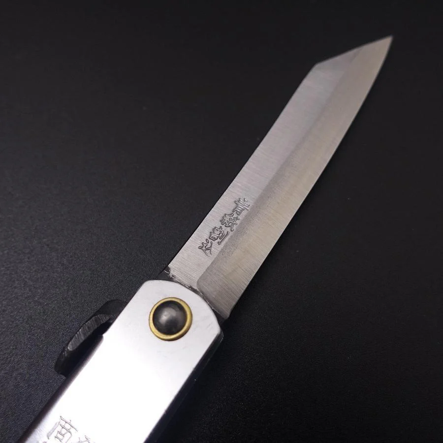 Higonokami Blue Steel 80mm Silber - Image 3