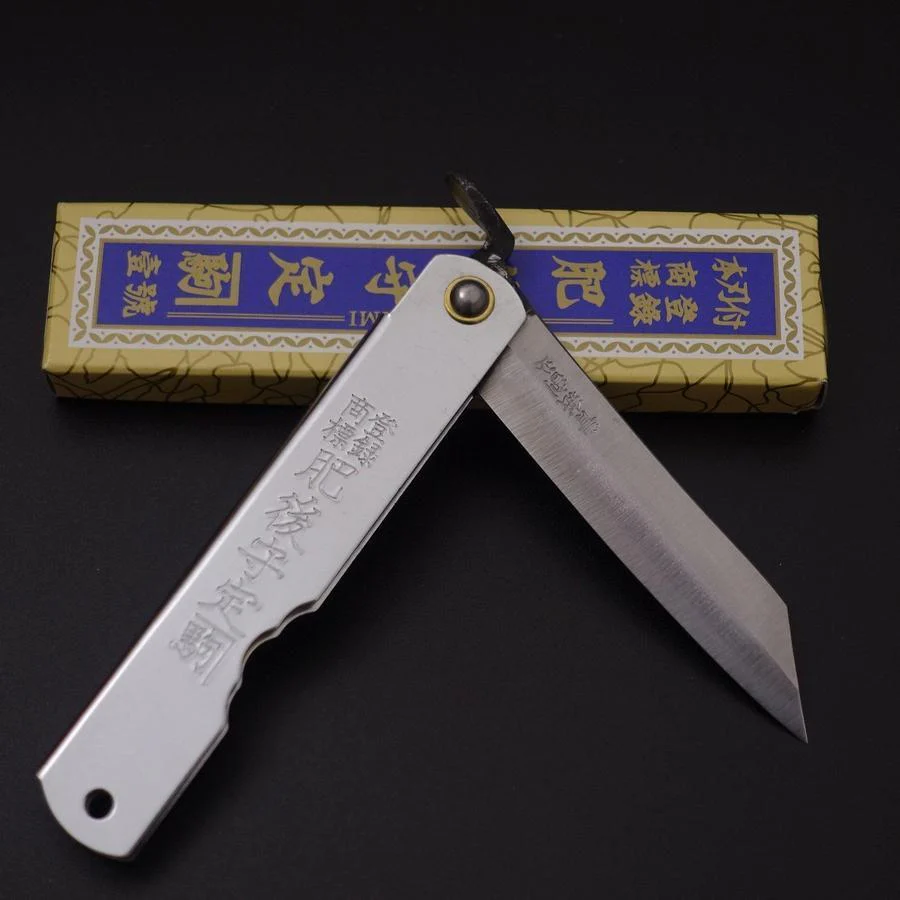 Higonokami Blue Steel 80mm Silber - Image 5