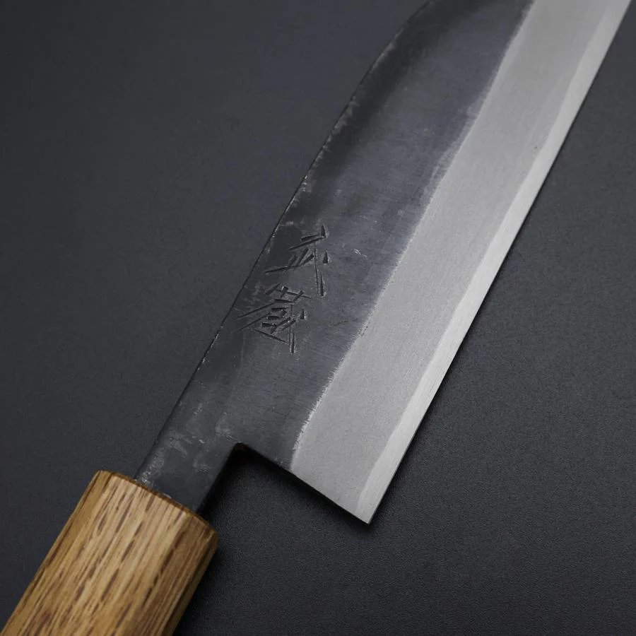 Kawamuki White Steel #1 Kurouchi Yaki Urushi Griff 100mm - Image 3