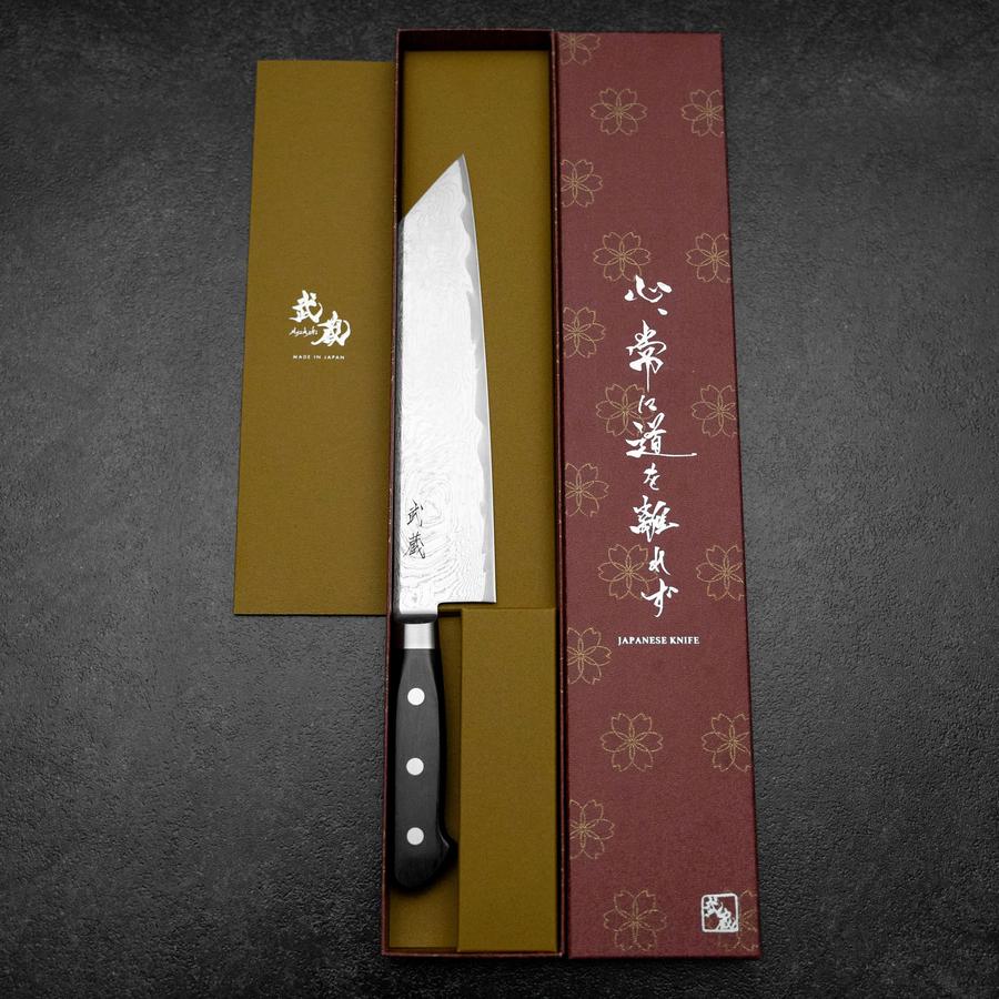 Kiritsuke AUS-10 Damast Schwarzer Westlicher Griff 210mm - Image 8