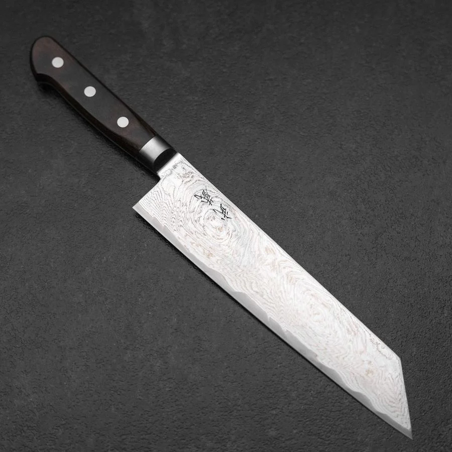 Kiritsuke AUS-10 Damast Brauner Westlicher Griff 210mm