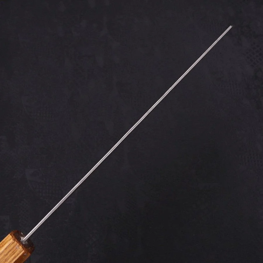 Kiritsuke AUS-10 Kagami Tsuchime Damast Yaki Urushi Griff 240mm - Image 5