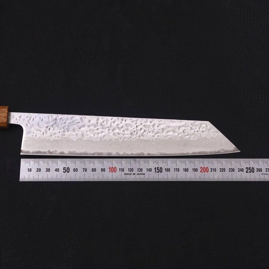 Kiritsuke AUS-10 Kagami Tsuchime Damast Yaki Urushi Griff 240mm - Image 7