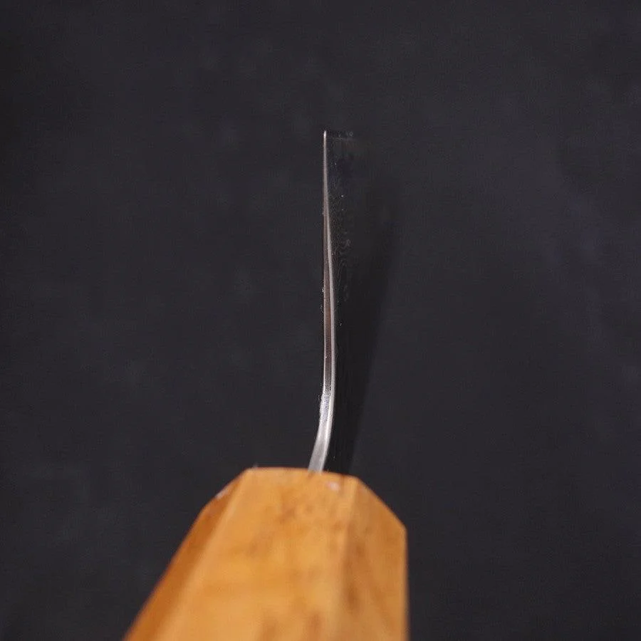 Kiritsuke AUS-10 Kagami Tsuchime Damast Yaki Urushi Griff 210mm - Image 4