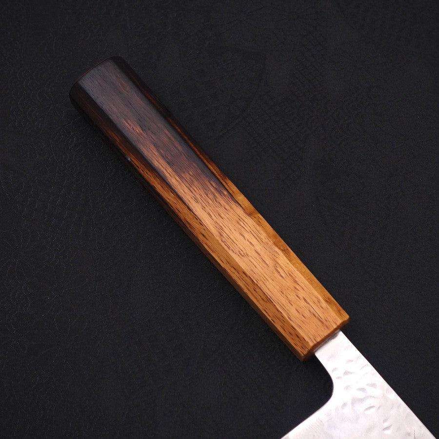 Kiritsuke AUS-10 Kagami Tsuchime Damast Yaki Urushi Griff 210mm - Image 6