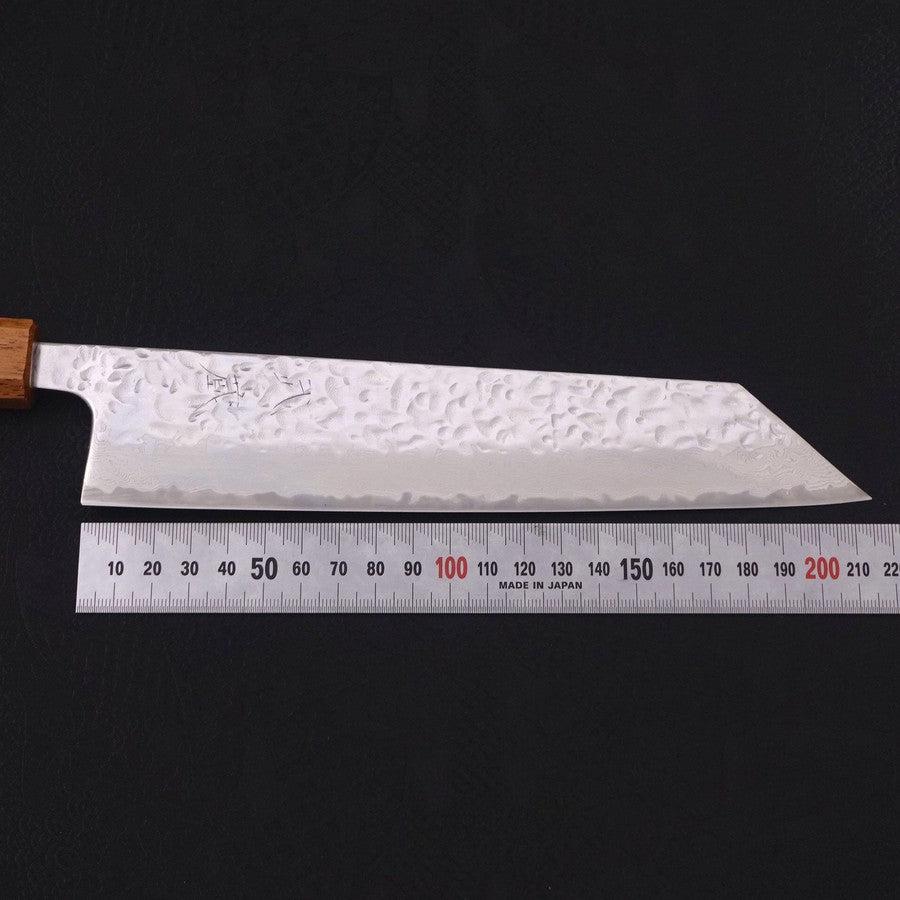 Kiritsuke AUS-10 Kagami Tsuchime Damast Yaki Urushi Griff 210mm - Image 7