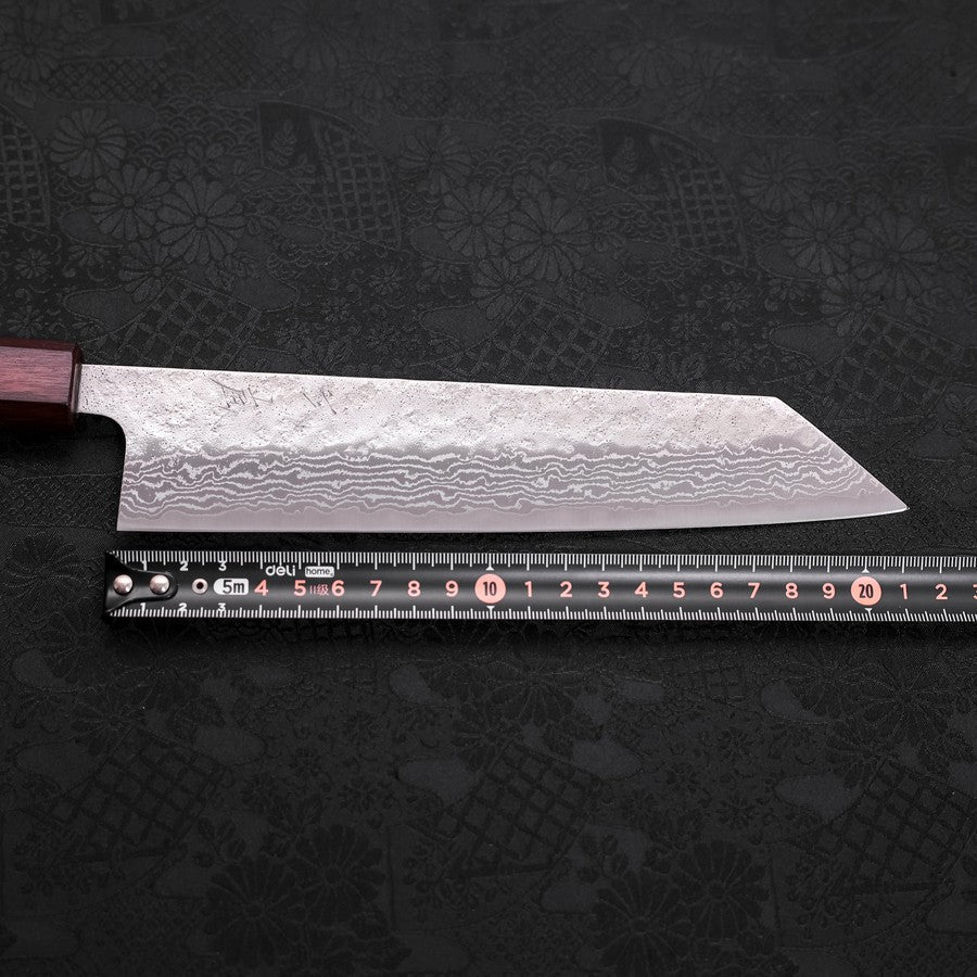 Kiritsuke AUS-10 Nashiji Damast Lila Urushi Griff 210mm - Image 7