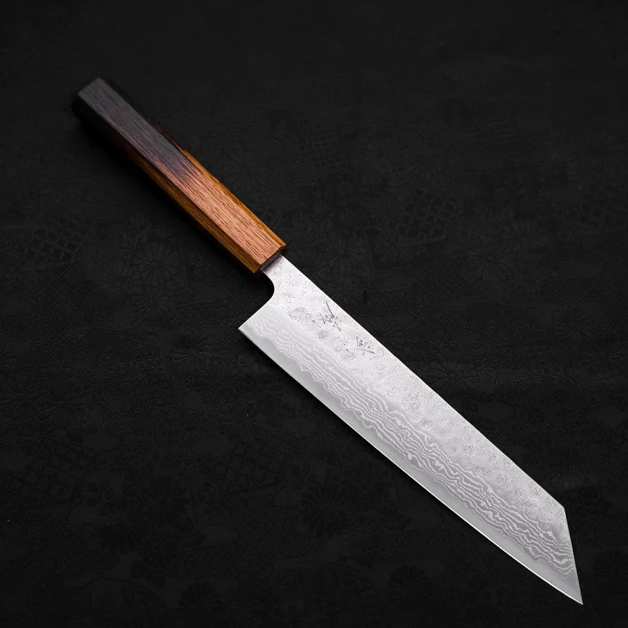 Kiritsuke AUS-10 Nashiji Damast Yaki Urushi Griff 210mm